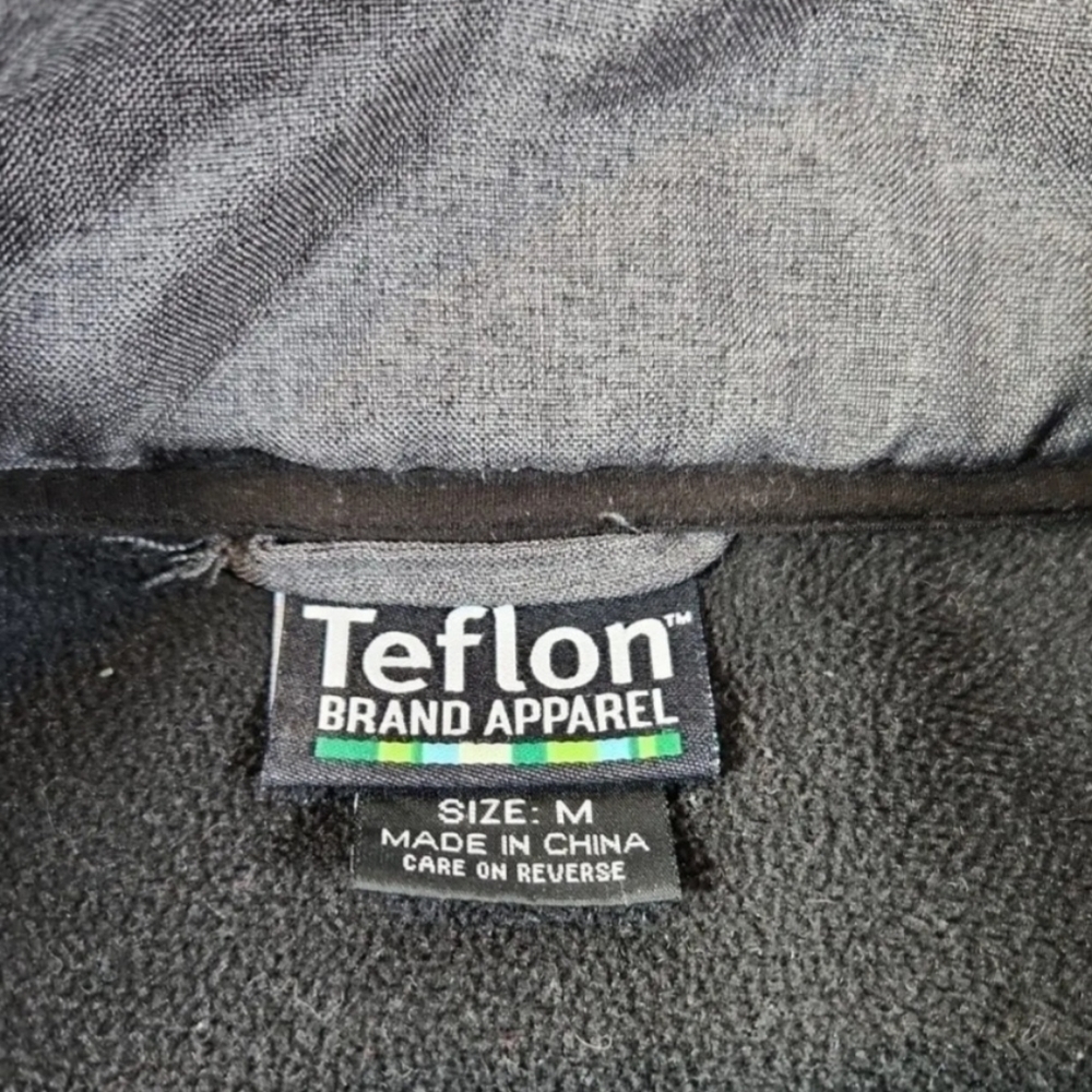 Teflon brand apparel men’s gray full zip fleece lined jacket size M. - Picture 8 of 8